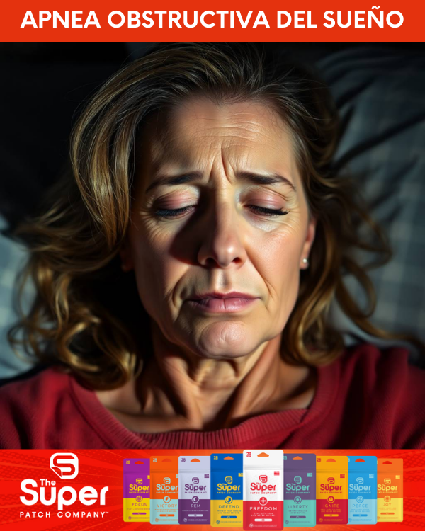 Apnea obstructiva del sueño (AOS) y los parches de Super Patch