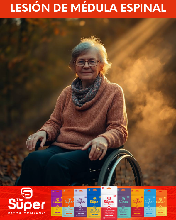 Lesión de médula espinal (paraplejía) y los parches de Super Patch