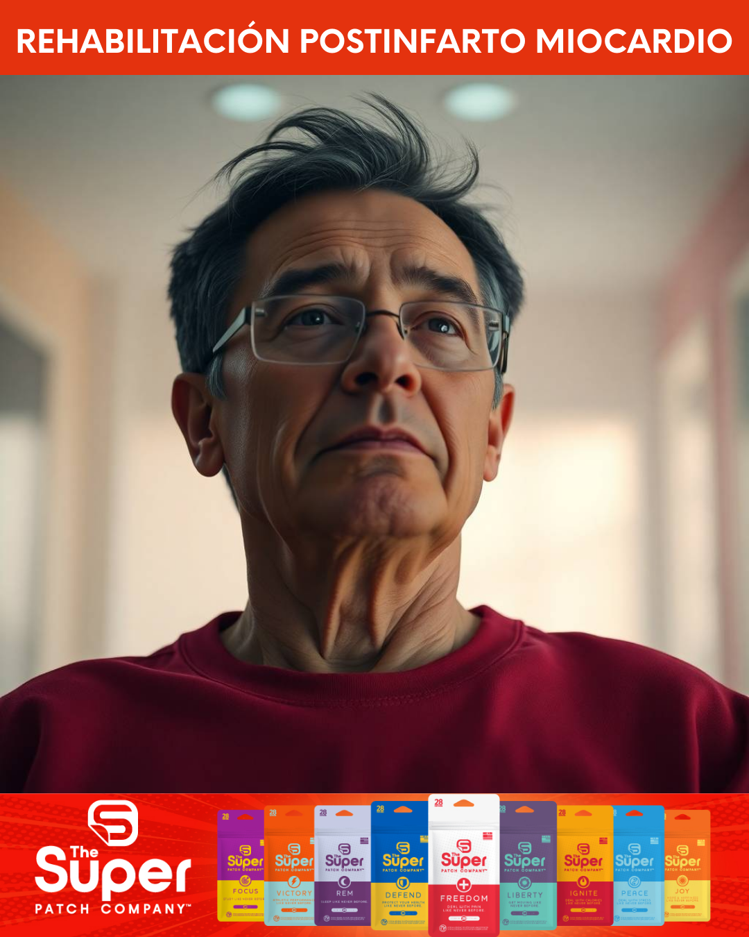 Rehabilitación postinfarto de miocardio (post-IAM) y los parches de Super Patch